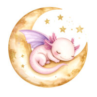 Adorable sleeping axolotl mug 🌙💖 - Boutique Ceramic Mug Design